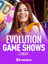 Evolution Game Shows lobby at Pistolo Casino