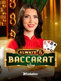 Always 8 Baccarat table at Pistolo Casino